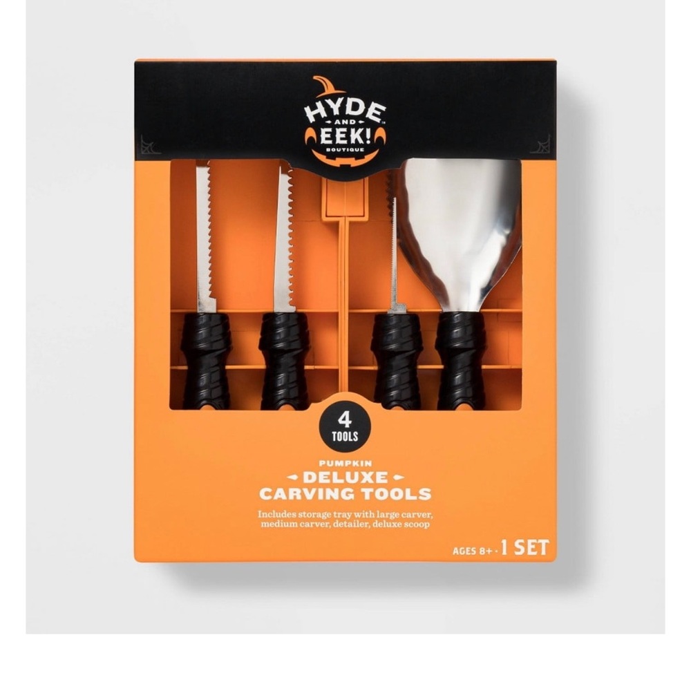 Halloween 4-Tools Deluxe Halloween Pumpkin Carving Kit - Hyde & EEK! Boutique
